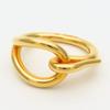 Used HERMES Scarf Ring Jumbo Metal 8.0g Gold Plating
