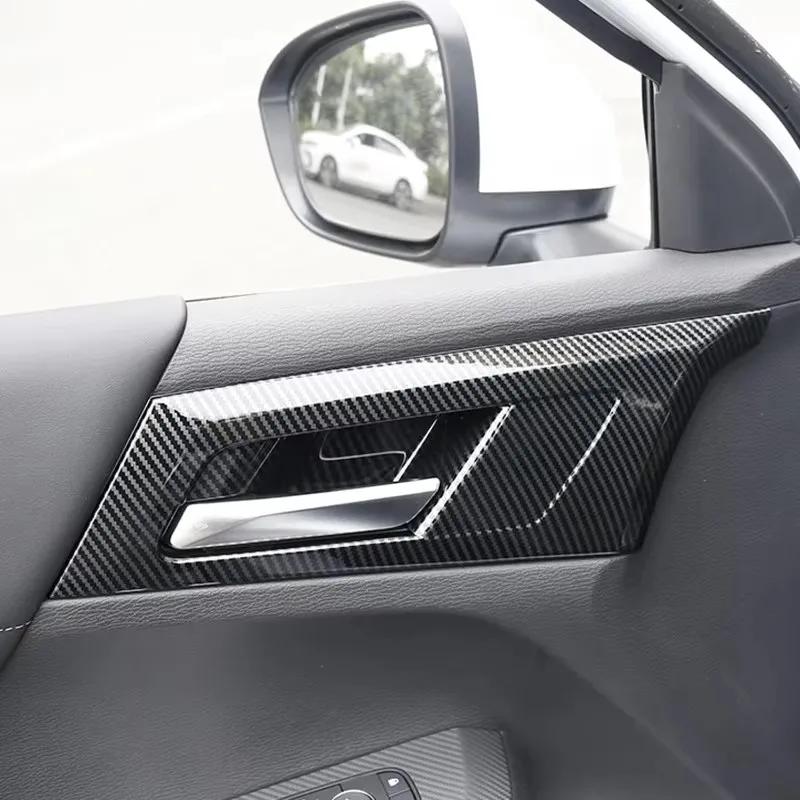 For Mitsubishi Outlander 2026 2026 2026 ABS Carbon Fiber Center Console Decoration Inner Door Handle Bowl Cover Trim Accessories