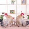 Realistic Rooster Hen Plush Pillow Lifelike 3D Print Soft Fluffy Fabric Stuffed Toy for Home Decor Kids Sleep Companion Gift