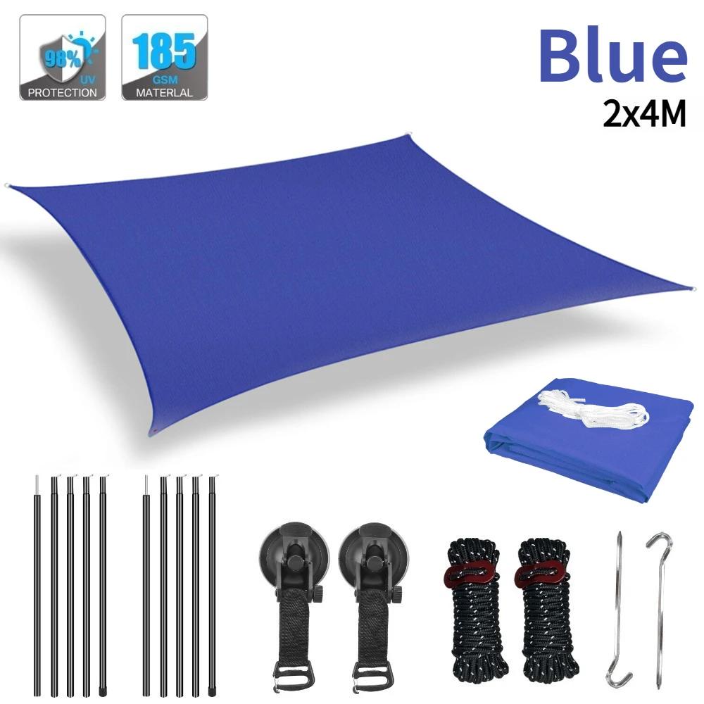 Car Awning for Van Campervan Caravan Truck Vehicle 2x3M 2x4M Waterproof Sun Shelter Canopy Anti-UV Outdoor Camping Shade Sails