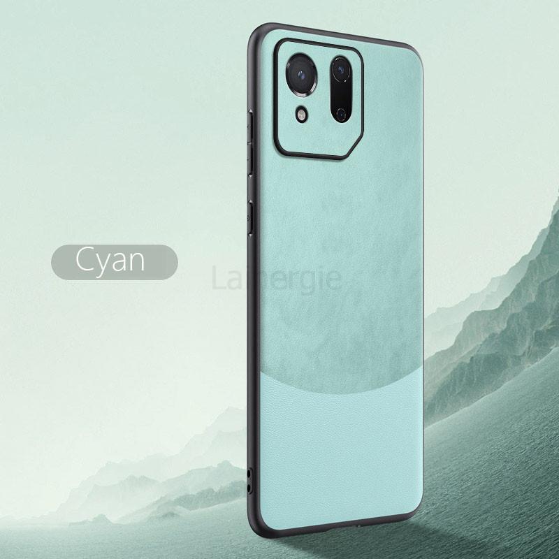 Simple Plain Skin Leather Soft ShockProof Back Cover Case For ROG Phone 9 Pro 5G Phone Cases Fundas