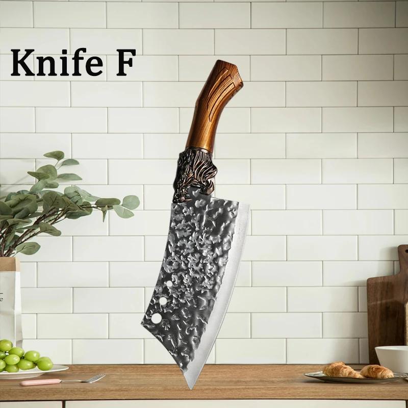 Stainless Steel Kitchen Knife Professional Boning Knife Meat Cleaver Butcher Fruit Knife Utility Cooking Slicing Knife Tool