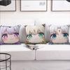 Honkai Star Rail Face Cute Q-version Cushion Cover Pillow Cover Decoration Room Home Sofa Living Office Car Nordic Simplicity