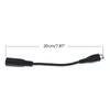 DC5.5 x 2.1mm Female Jack to Micro USB Male Plugs Power Connector Adapter Cable Extension Cord Support up to 5V3A 15W