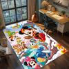 Cute Mickey Minnie Mouse Polka Dot Rug Carpet Large Area Rug Non Slip Washable Floor Mat Gamer Room Bedroom Home Decor