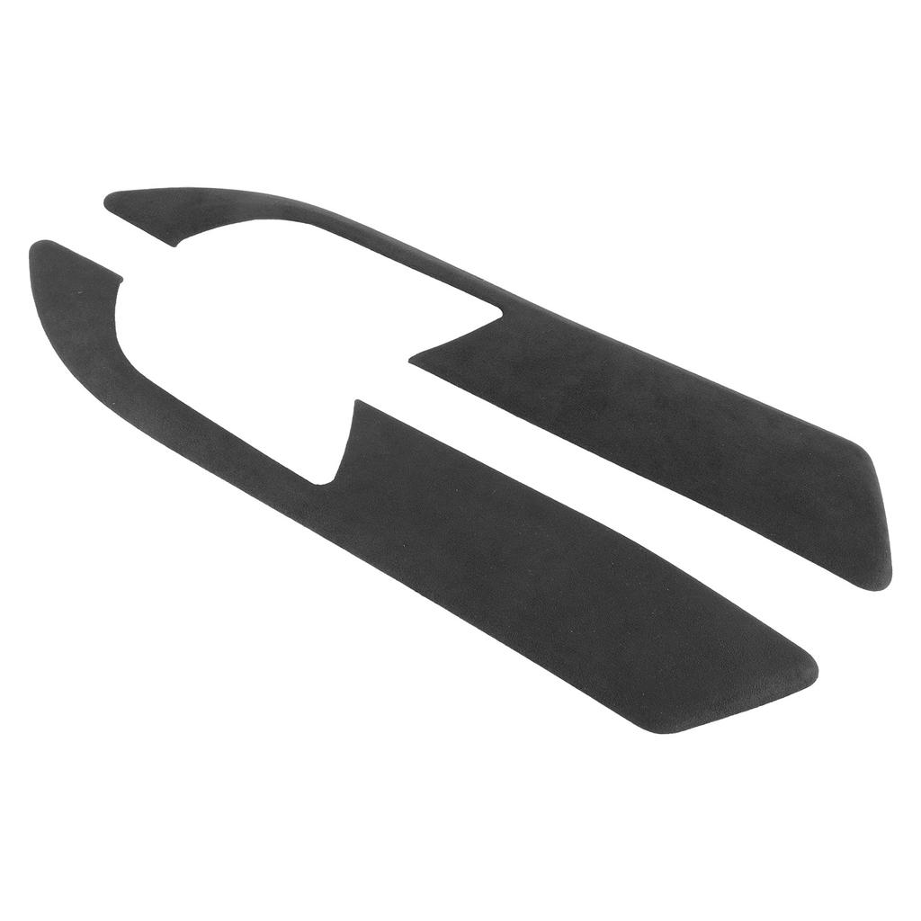 2pcs Suede Interior Door Handle Panel Cover Frame 2mm Thick Fit for  4 E89 2009‑2016
