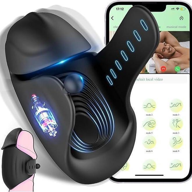 Bobby APP Men's Electric Vibrating Trainer & Masturbator.