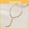 Barok geïnspireerde legering hangerketting voor dames met elegant geometrisch design