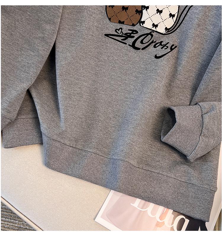 Plus Size Autumn Hoodie - Sizes 150/160/170 - Loose Fit for 200/350/300 Jin