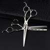 6.0 Inch Hollow Hair Scissors, Hair Scissors, Flat Scissors, Tooth Scissors, Thinning, for Hair Salons and Hairdressers