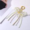 1Pc Diy Accessories Girl Alloy Bow Beaded Pendant Suitable For Phone Case Phone Chain Earphone Case Keychain Camera Chain