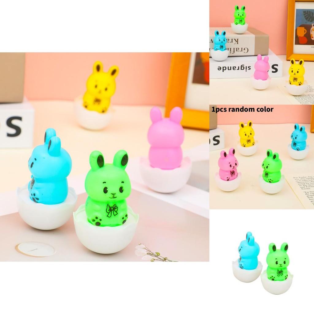 Rabbit Tumbler Toy For Kids With Plastic Resin Material And Educational Benefits