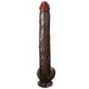 Black Giant Super Soft Super Long Dildo Anal Plug Female Dildo Female Manual Masturbator Adult Sex Toys