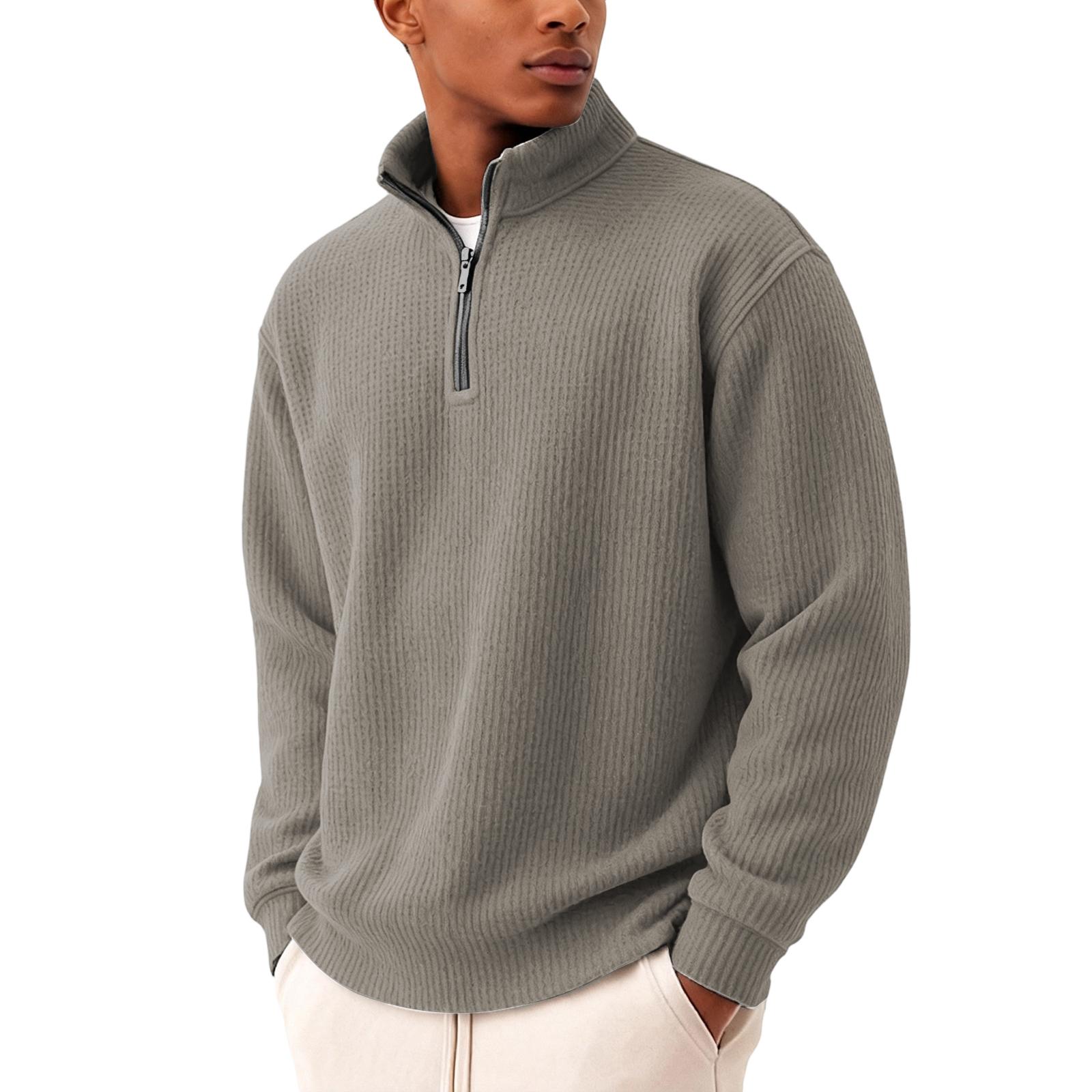 Mens Long Sleeve Shirts Sweatshirt Pacificozy Men s Color Zipper Long Sleeve Hooded Sweatshirt XL