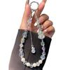 Elegant Gourd Phone Chain: Versatile Crystal Pearl & Rhinestone Pendant