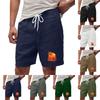 Pánské letní velké ležérní volné sportovní kalhoty plážové šortky
