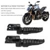 Motorcycle Front Foot Peg T6063 Aluminum Alloy Driver Footrest Pedal Bracket Replacement for     BN302S  