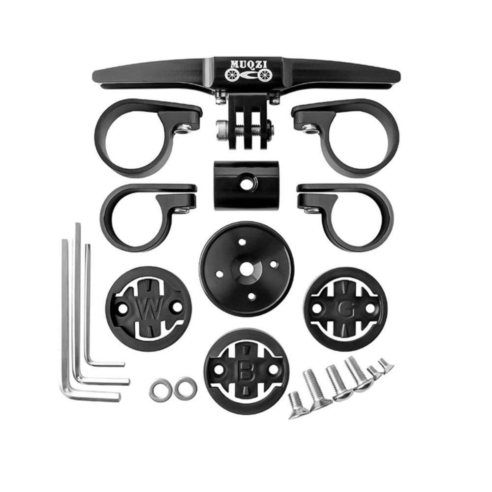 

Aluminum Zinc Zinc Alloy TT Handlebar Computer Mount 22.2/25.4mm Bicycle Sports Camera Base Cycling чёрный