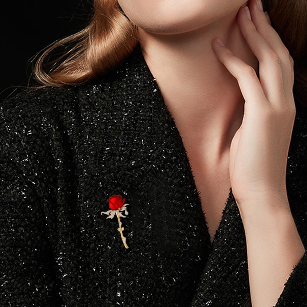 Senior Brooches Flower Leaf Brooch Pins for Women Suit Pendant  Fashion Brooches Jewelry