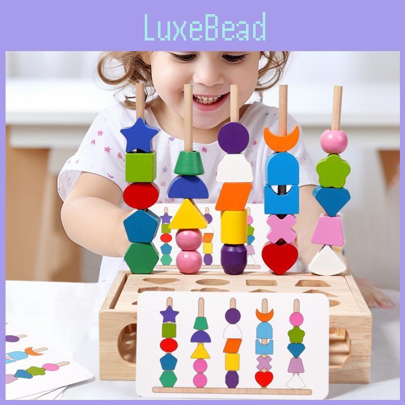 Learning Wooden Children Blocks With Shape Matching For Toddlers Gifts Toys