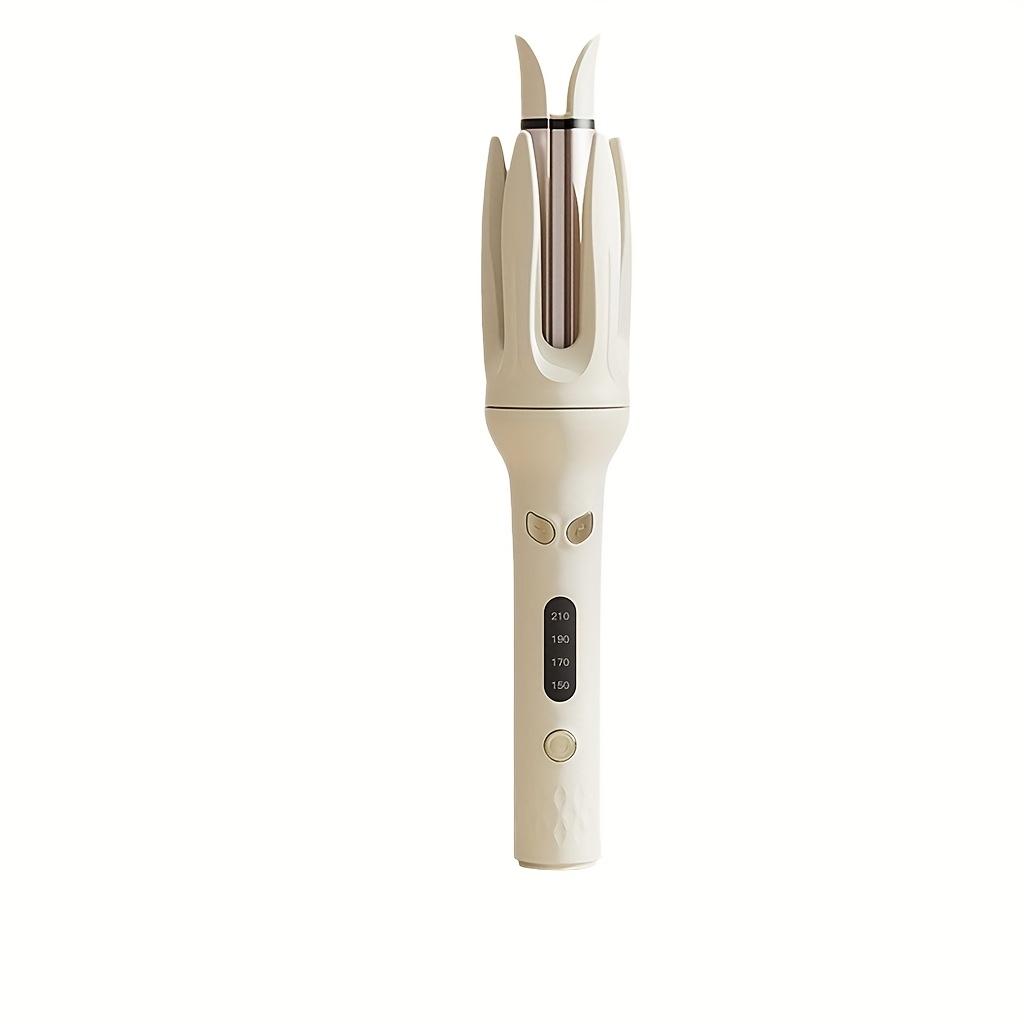 Automatic Hair Curler 28mm, 4 Temperature Settings, Rotating Curling Iron for Long Hair, Anti-Scald, with No Battery Required for Wet/Dry Use