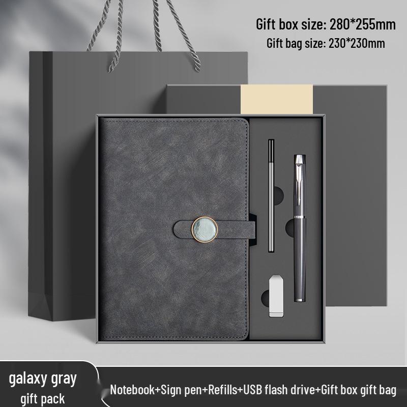 A5 Premium Business Notebook Gift Set - Stylish Stationery Souvenir with Custom Logo