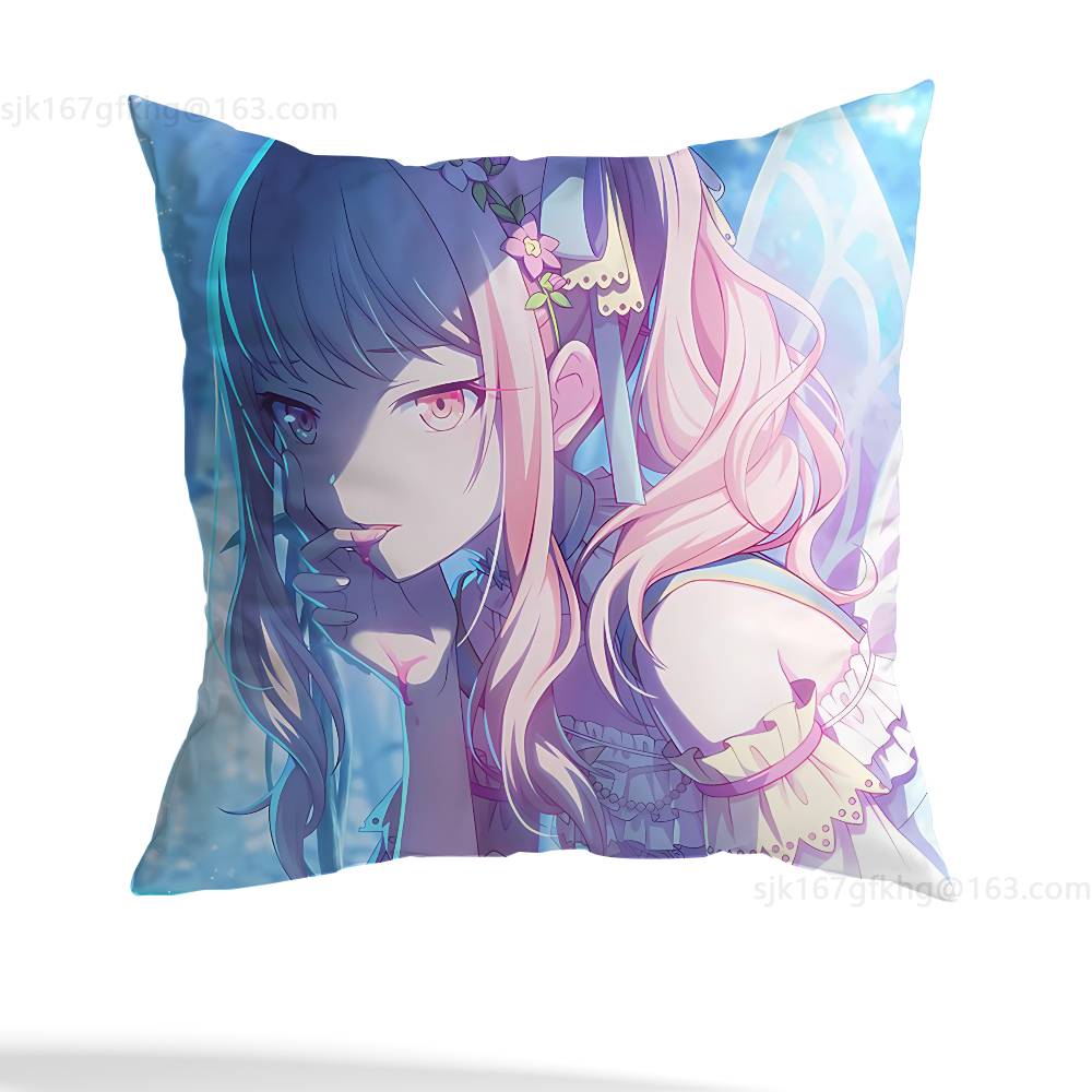 A-Akiyama M-Mizuki pillowcase casual style decoration, suitable for home decoration (excluding pillow core)