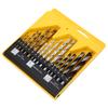 16PCS Twist Drill Bit Set High Speed Steel Straight Shank Twist Drill for Wood Plastic