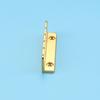 1Pc Pre-slotted Adjustable Metal Guitar Nut 6 Strings Slotted L-Shaped Style Electric Guitar Replacements Guitar Parts