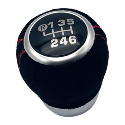 TIGRE BLANC Shift Knob, Suede Style, Alcantara Style, MT, 6-Speed, M12, For Automobiles, Gear