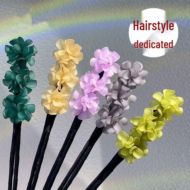 

Эксклюзивный новый шикарный пучок для волос - Цветочный стиль пончика