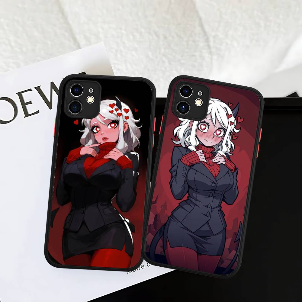Classic Game H-helltakerS Anime Phone Case For IPhone 14 11 12 13 Mini Pro Max 8 7 Plus X XR XS MAX Translucent Matte Cover