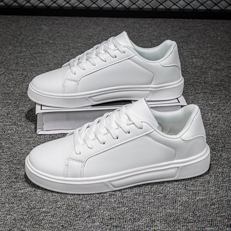 

Men Women Casual Sneakers Leather PuLeather Casual Shoes Trend Leisure Male Footwear Vulcanized Couple Suitable for Daily Wear and Various Occasions 40