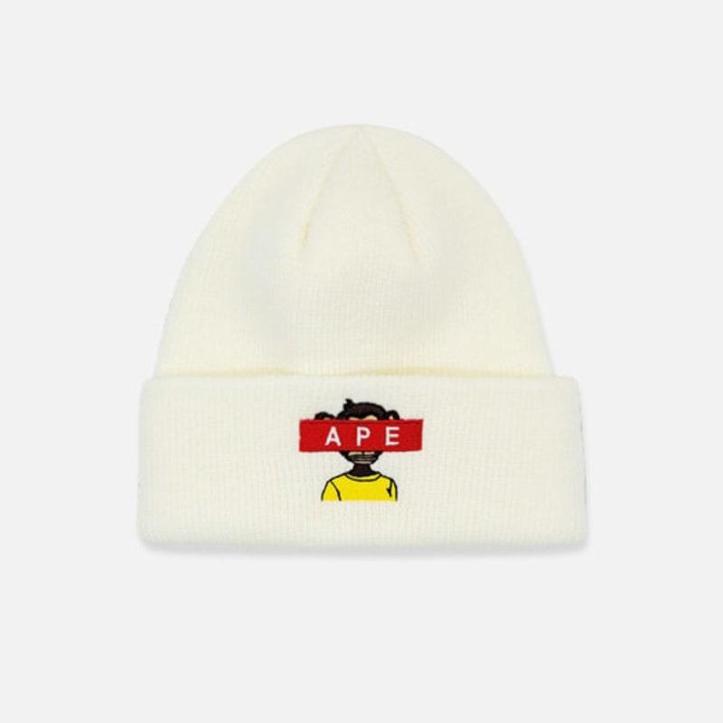 

ШАПКА VEGETABLE TABLE APE Слоновая кость Ivory