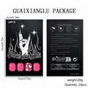 24Pcs Fashionable Press On Nail with Artistic Detail Quick Wear False Nail Modern Women Multiple Occasions
