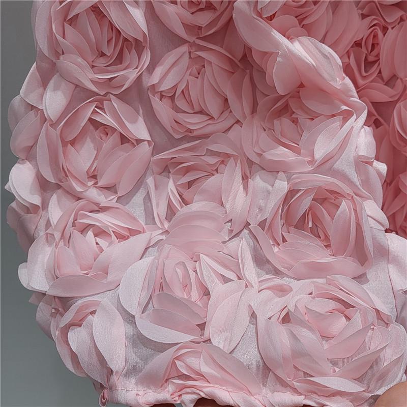 Damska spódnica midi A-line z wysokim stanem i kwiatowym wzorem 3D na rok 2025