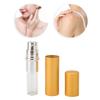 Nachfüllbare Parfümflasche aus Aluminiumlegierung, zum Aufdrücken, auslaufsicher, tragbare leere Sprühflasche, 5 ml