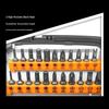 38-in-1 Semi-Automatic Ratchet Screwdriver Set with Phillips, Cross, Triangle & Irregular Bits
