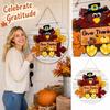 Thanksgiving Theme Party Decoration Hanging Door Sign for Photo Booth Props