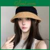 Vintage Cotton Linen Fisherman Hat With Wide Brim Sun Protection For Women Summer Casual Wear
