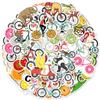 50 Sporty Cute Cartoon Car Laptop Suitcase Water Cup Doodle Decoration Stickers