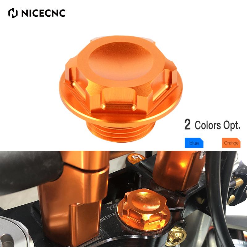 NICECNC For KTM EXC 300 EXCF 350 SX 125 SXF 450 XCW 500 XC 300 XCF 690 ENDURO 2004- FREERIDE 350 Steering Stem Nut Screw