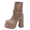 Ankle-high High-heeled Short Boots Women's Shoes, New Style, Single Boot