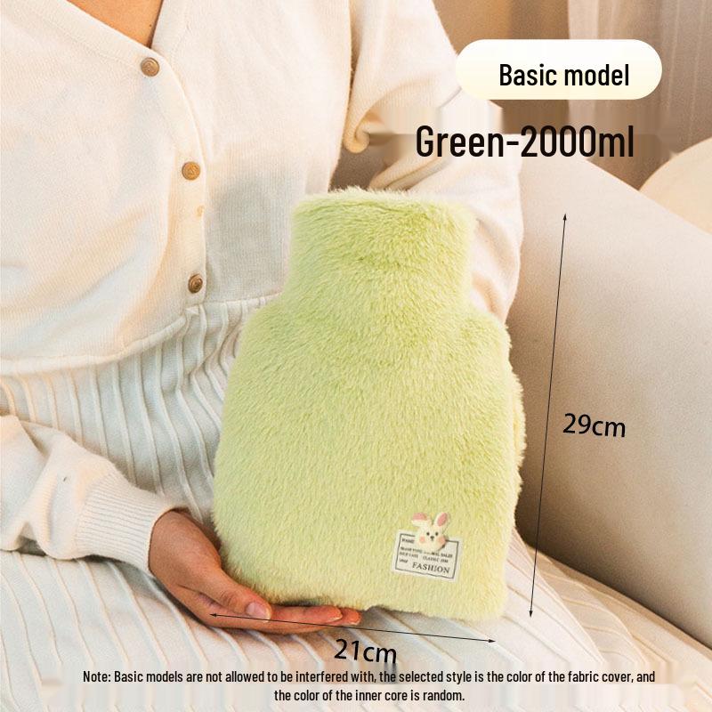 2000ml Plush Cartoon Hot Water Bottle and Hand Warmer