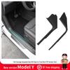 Tesla Model Y Door Sill Scuff Plates - Anti-Step TPE Welcome Pedals