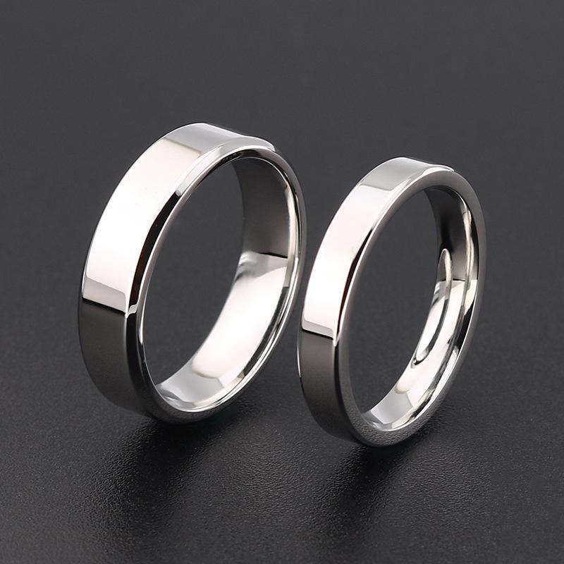 

4mm 6mm 8mm Wide Stainless Steel Rings High Polished 2020 New Fashion Classic and Generous for Men s and Women s Ring Jewelry Gi 12&8mm