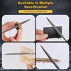 Premium Needle File Set High-Carbon Steel with Non-Slip Ergonomic Handles for Precise Filing On Wood Plastic Model Solid