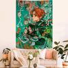 Anime Toiletbound Hanakokun Anime Tapestry Indian Buddha Wall Decoration Witchcraft Bohemian Hippie Wall Hanging Sheets
