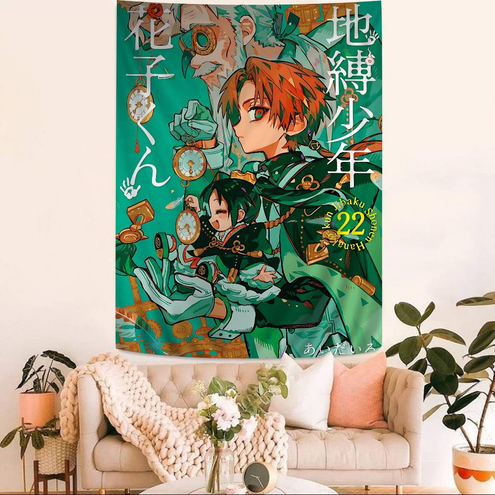Anime Toiletbound Hanakokun Anime Tapestry Indian Buddha Wall Decoration Witchcraft Bohemian Hippie Wall Hanging Sheets