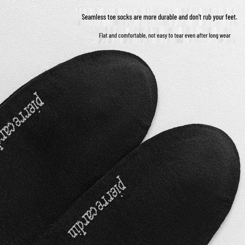 Pierre Cardin Men's Autumn/Winter Antibacterial Mid-Calf Cotton Socks MF004